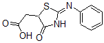 CAS#: 67309-49-3, (2E)-4-Oxo-2-(Phenylimino)-1,3-Thiazolidin-5-Yl]Acetic Acid
