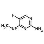 CAS#: 67316-40-9, 5-Fluoro-N<sup>4</sup>-methyl-2,4-pyrimidinediamine