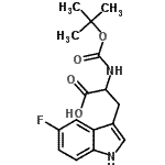 CAS 登录号：67337-05-7， 5-氟-N-{[(2-甲基-2-丙基)氧基]羰基}色氨酸