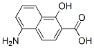 CAS 登录号：67338-60-7， 5-氨基-1-羟基-2-萘甲酸