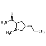 CAS 登录号：6734-46-9， (4S)-1-甲基-4-丙基-L-脯氨酰胺