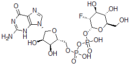 CAS#: 67341-46-2, Guanosine Diphosphate 2-Deoxy-2-Fluoromannose Ester