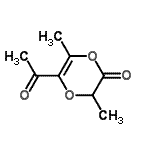 CAS 登录号：673502-34-6， 5-乙酰基-3,6-二甲基-1,4-二恶英-2(3H)-酮
