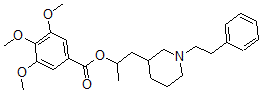 CAS#: 67361-17-5, alpha-Methyl-1-Phenethyl-3-Piperidineethanol 3,4,5-Trimethoxybenzoate