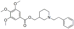 CAS 登录号：67361-18-6， 1-苯乙基-3-哌啶甲醇 (3,4,5-三甲氧基苯甲酸酯)