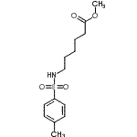 CAS 登录号：67370-67-6， 甲基6-{[(4-甲基苯基)磺酰基]氨基}己酸酯