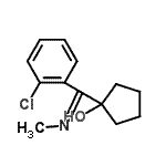 CAS 登录号：6740-87-0， 1-[(E)-(2-氯苯基)(甲基亚胺)甲基]环戊醇
