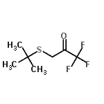 CAS 登录号：674304-59-7， 1,1,1-三氟-3-[(2-甲基-2-丙基)硫基]丙酮