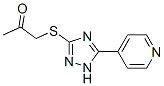 CAS#: 67465-03-6, 1-[[5-(4-Pyridinyl)-1H-1,2,4-Triazol-3-Yl]Thio]-2-Propanone