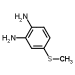 CAS 登录号：67469-02-7， 4-(甲硫基)-1,2-苯二胺