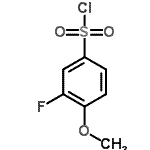 CAS#: 67475-55-2, 3-Fluoro-4-methoxybenzenesulfonyl chloride