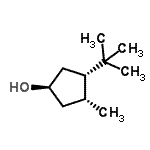 CAS 登录号：674799-02-1， (1R,3R,4S)-3-甲基-4-(2-甲基-2-丙基)环戊醇
