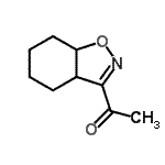 CAS#: 674804-67-2, 1-(3a,4,5,6,7,7a-Hexahydro-1,2-benzoxazol-3-yl)ethanone