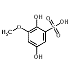 CAS#: 675140-68-8, 2,5-Dihydroxy-3-methoxybenzenesulfonic acid