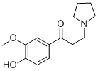CAS#: 67516-53-4, 1-(4-Hydroxy-3-Methoxyphenyl)-3-(1-Pyrrolidinyl)-1-Propanone