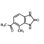 CAS#: 67521-00-0, 5-Acetyl-4-methyl-1,3-dihydro-2H-benzimidazol-2-one
