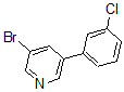CAS#: 675590-26-8, 3-Bromo-5-(3-Chlorophenyl)Pyridine