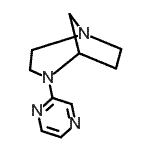 CAS 登录号：675590-87-1， 4-(2-吡嗪基)-1,4-二氮杂双环[3.2.1]辛烷