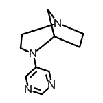 CAS 登录号：675590-88-2， 4-(5-嘧啶基)-1,4-二氮杂双环[3.2.1]辛烷