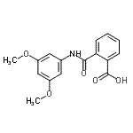 CAS 登录号：67563-92-2， 2-[(3,5-二甲氧基苯基)氨基甲酰]苯甲酸