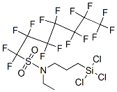CAS 登录号：67584-50-3， N-乙基-1,1,2,2,3,3,4,4,5,5,6,6,7,7,7-十五氟-N-[3-(三氯硅烷基)丙基]庚烷-1-磺酰胺