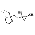 CAS#: 676168-83-5, 1-[2-(2-Ethyl-1,3-dioxolan-2-yl)ethyl]-2-methylcyclopropanol