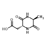 CAS#: 676363-90-9, [(2R,5S)-5-Methyl-3,6-dioxo-2-piperazinyl]acetic acid