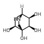 CAS 登录号：676566-59-9， (1R,4R,5R,6R,8S)-2-氮杂双环[2.2.2]辛烷-4,5,6,8-四醇