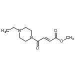 CAS 登录号：676641-62-6， 甲基(2E)-4-(4-乙基-1-哌嗪基)-4-氧代-2-丁烯酸酯