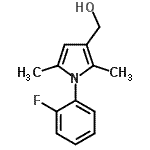 CAS 登录号：676644-23-8， [1-(2-氟苯基)-2,5-二甲基-1H-吡咯-3-基]甲醇