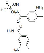 CAS 登录号：67701-35-3， 二(3-氨基-4-甲基苯甲酰胺)硫酸盐