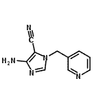 CAS 登录号：677274-34-9， 4-氨基-1-(3-吡啶基甲基)-1H-咪唑-5-甲腈