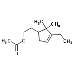 CAS 登录号：677313-13-2， 2-(3-乙基-2,2-二甲基-3-环戊烯-1-基)乙基乙酸酯
