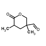 CAS#: 677326-34-0, 3,5-Dimethyl-6-oxotetrahydro-2H-pyran-3-carbaldehyde