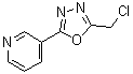CAS#: 677347-79-4, 3-[5-(Chloromethyl)-1,3,4-oxadiazol-2-yl]pyridine