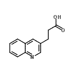 CAS#: 67752-28-7, 3-(3-Quinolinyl)propanoic acid