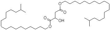 CAS 登录号：67763-18-2， 2-羟基-丁二酸 1,4-二(16-甲基十七烷基)酯