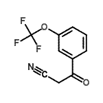 CAS 登录号：677713-02-9， 3-氧代-3-[3-(三氟甲氧基)苯基]丙腈