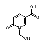 CAS#: 677762-00-4, 1-Ethyl-6-oxo-1,6-dihydro-3-pyridinecarboxylic acid