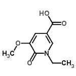 CAS 登录号：677763-01-8， 1-乙基-5-甲氧基-6-氧代-1,6-二氢-3-吡啶羧酸
