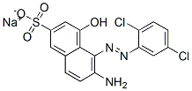 CAS 登录号：67786-24-7， 6-氨基-5-[(2,5-二氯苯基)偶氮]-4-羟基萘-2-磺酸钠