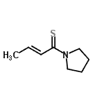 CAS 登录号：67797-22-2， (2E)-1-(1-吡咯烷基)-2-丁烯-1-硫酮