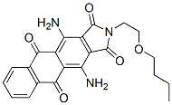 CAS 登录号：67801-05-2， 4,11-二氨基-2-(2-丁氧乙基)-1H-萘并[2,3-f]异吲哚-1,3,5,10(2H)-四酮