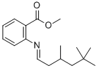 CAS 登录号：67801-42-7， 2-((3,5,5-三甲基己基亚基)氨基)-苯甲酸甲酯
