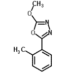 CAS#: 678146-84-4, 2-Methoxy-5-(2-methylphenyl)-1,3,4-oxadiazole