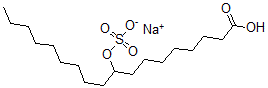 CAS 登录号：67815-91-2， 9-(磺基氧基)十八烷酸 1-钠盐
