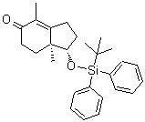CAS#: 678159-99-4, (1S,7aS)-4,7a-Dimethyl-1-{[(2-methyl-2-propanyl)(diphenyl)silyl]oxy}-1,2,3,6,7,7a-hexahydro-5H-inden-5-one