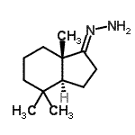 CAS 登录号：678160-05-9， (1E)-[(3aS,7aS)-4,4,7a-三甲基八氢-1H-茚-1-亚基]肼