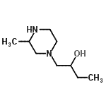 CAS 登录号：67820-70-6， 1-(3-甲基-1-哌嗪基)-2-丁醇