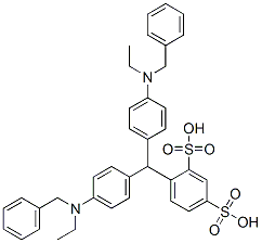 CAS#: 67828-29-9, 4-[Bis[4-[Ethyl(Phenylmethyl)Amino]Phenyl]Methyl]Benzene-1,3-Disulphonic Acid